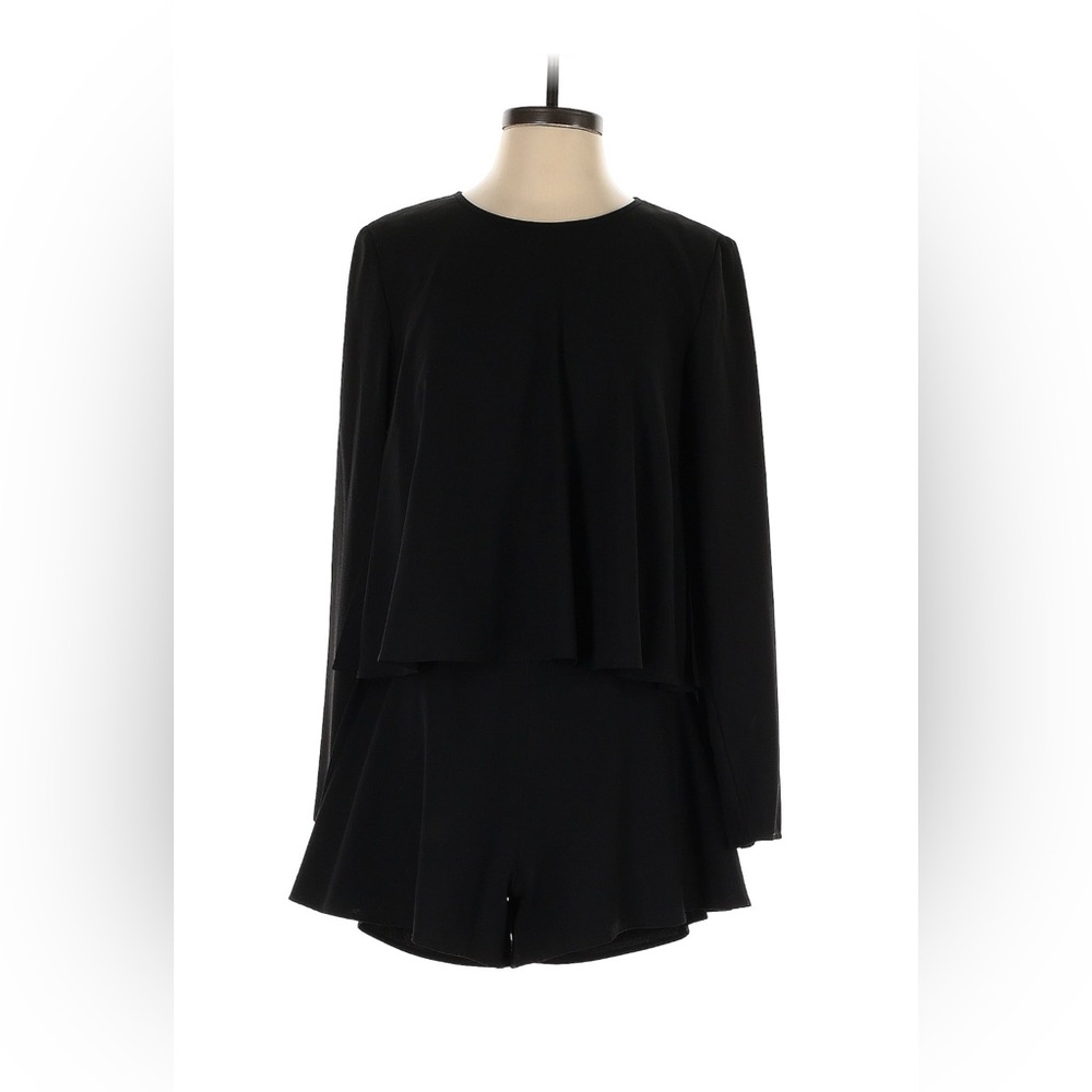 the fifth label open-back romper // size large // black